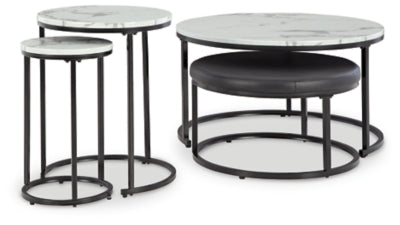 Jusmour Table (Set of 4) - Romeo & Juliet Furniture (Warren,MI)