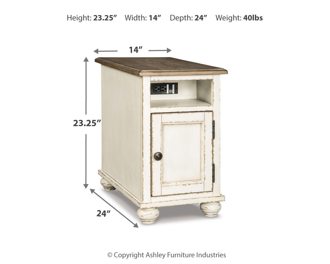 Realyn End Table Set - Romeo & Juliet Furniture (Warren,MI)