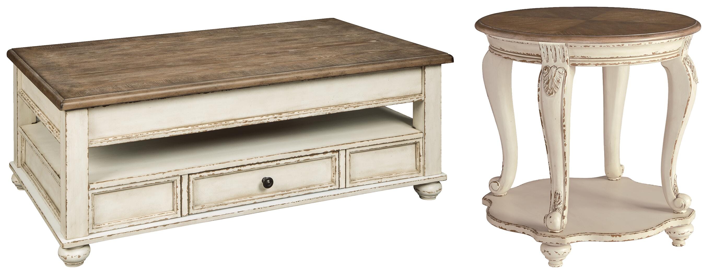 Realyn Table Set - Romeo & Juliet Furniture (Warren,MI)