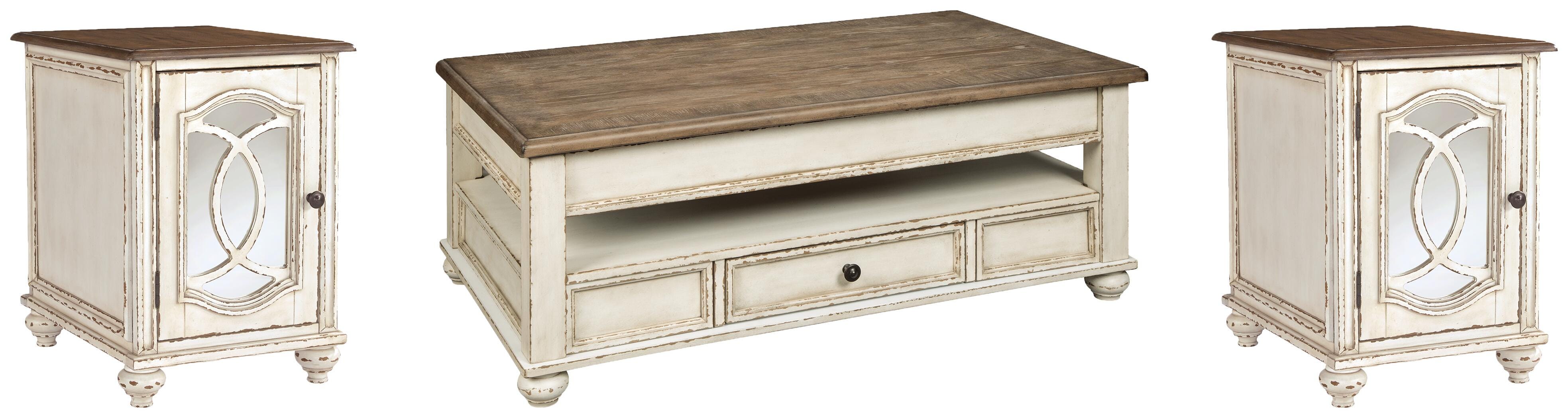 Realyn Occasional Table Set - Romeo & Juliet Furniture (Warren,MI)