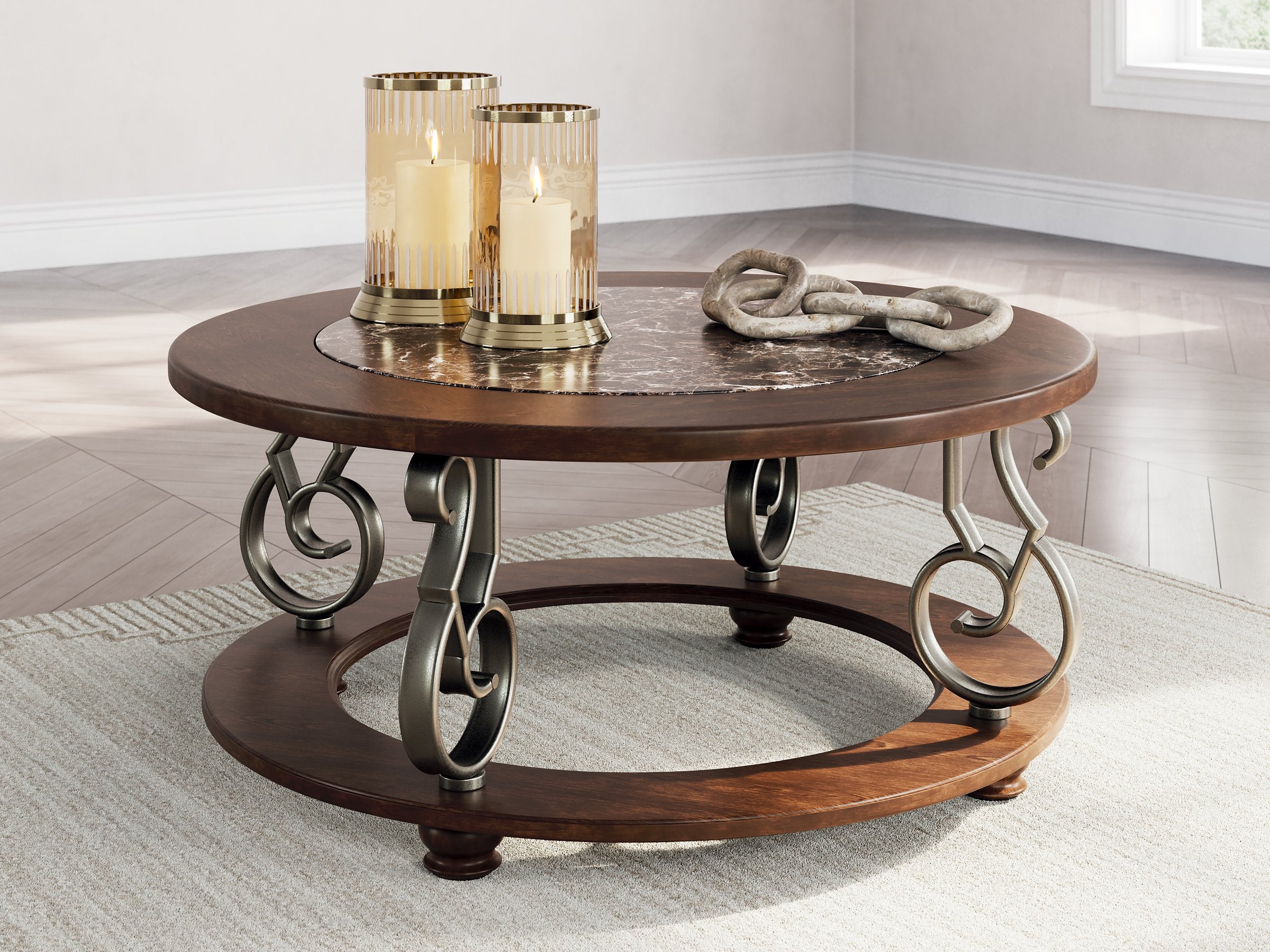 Frallyn Coffee Table - Romeo & Juliet Furniture (Warren,MI)
