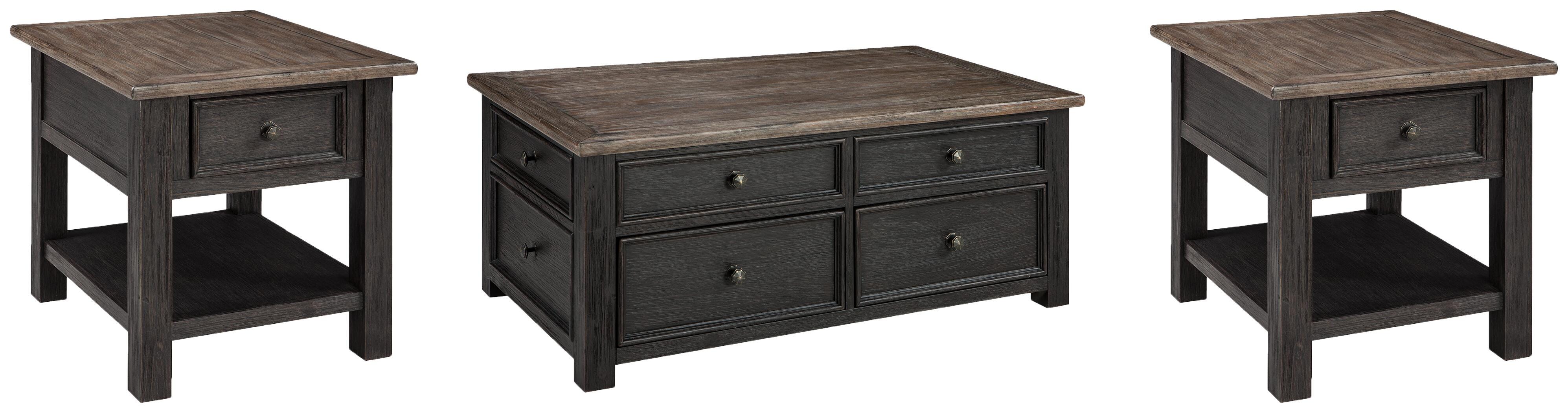 Tyler Creek Occasional Table Set - Romeo & Juliet Furniture (Warren,MI)