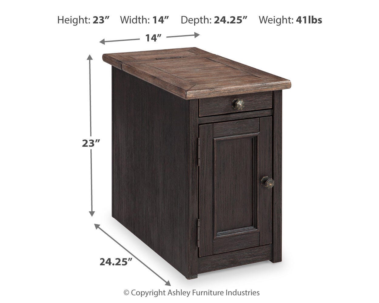Tyler Creek End Table Set - Romeo & Juliet Furniture (Warren,MI)