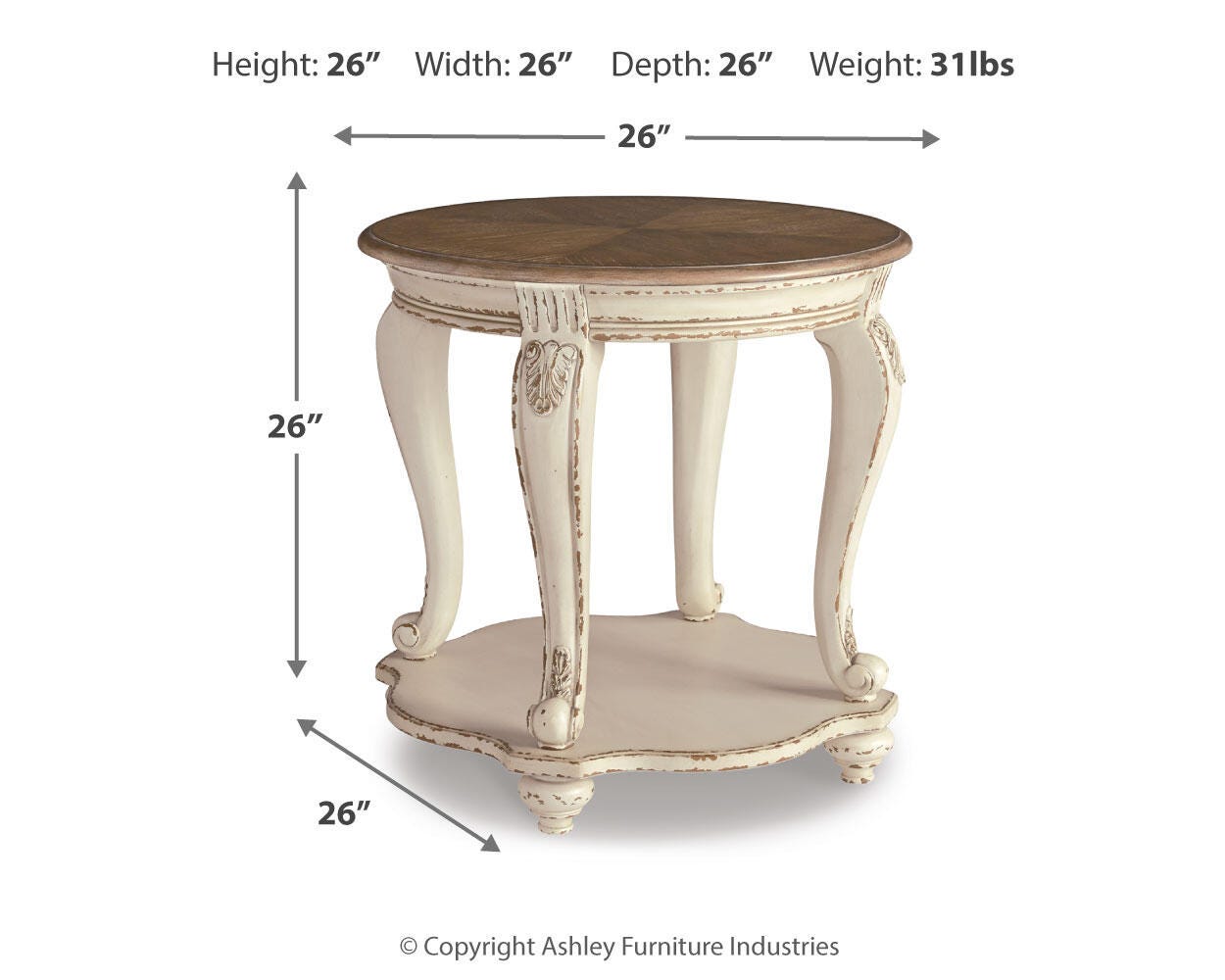 Realyn End Table Set - Romeo & Juliet Furniture (Warren,MI)