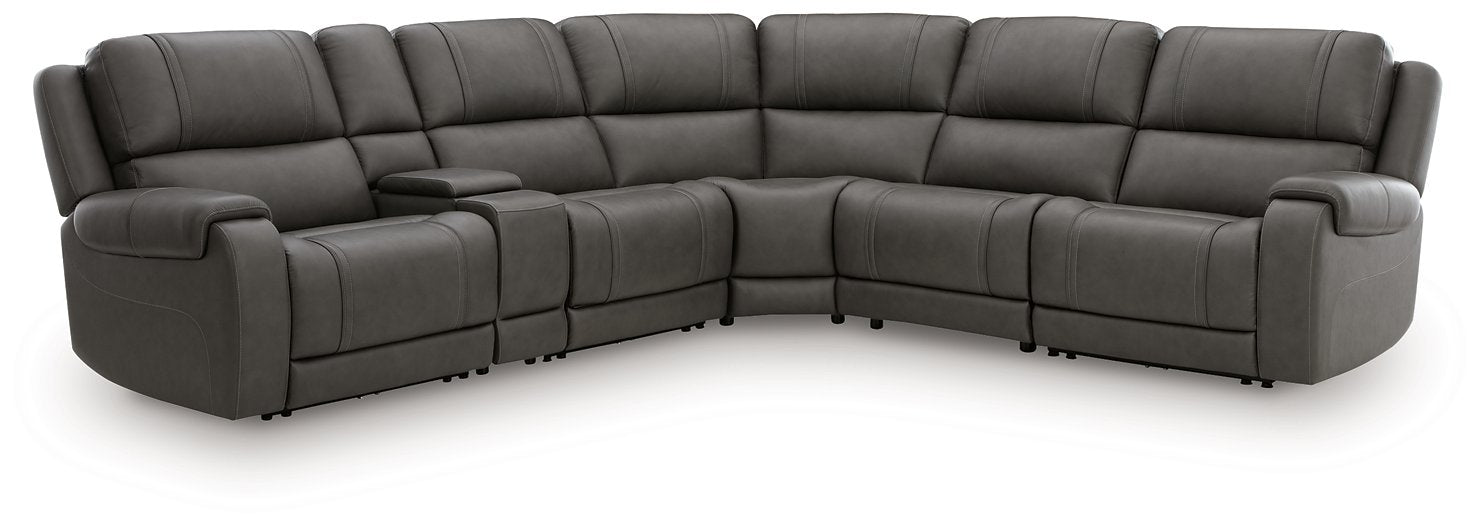 5Z - Pittson Power Reclining Sectional - Romeo & Juliet Furniture (Warren,MI)