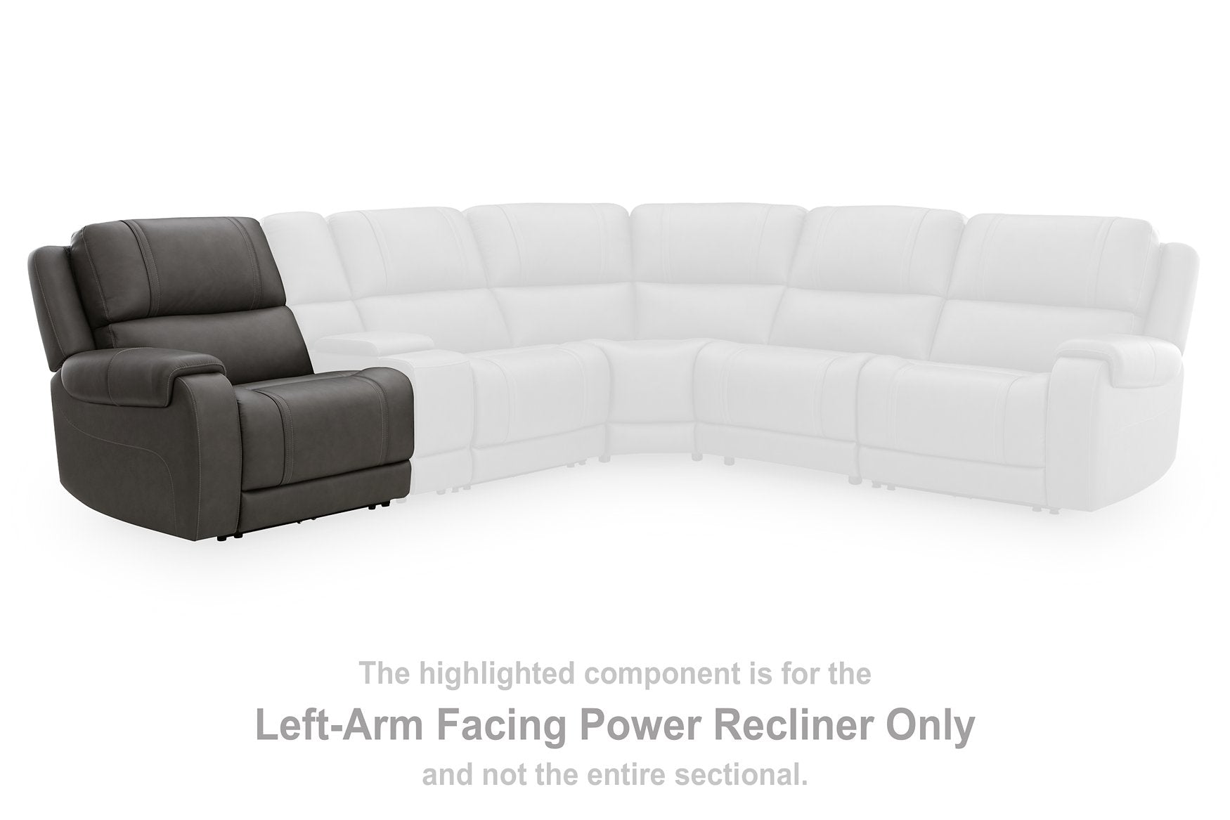 5Z - Pittson Power Reclining Sectional - Romeo & Juliet Furniture (Warren,MI)