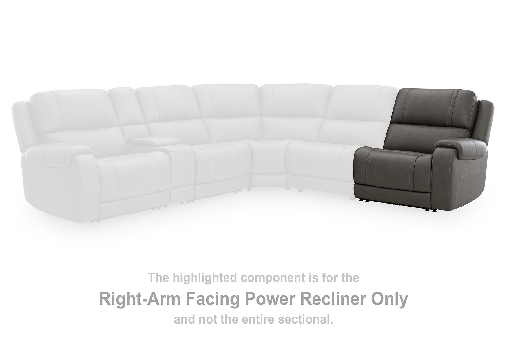5Z - Pittson Power Reclining Sectional - Romeo & Juliet Furniture (Warren,MI)
