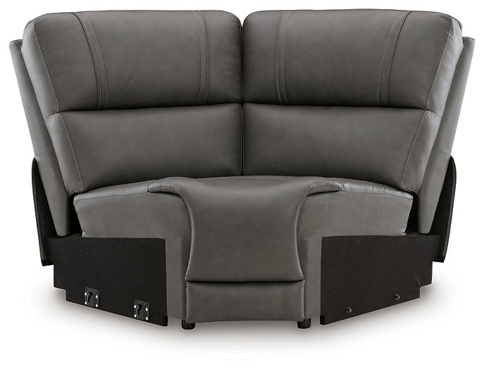 5Z - Pittson Power Reclining Sectional - Romeo & Juliet Furniture (Warren,MI)