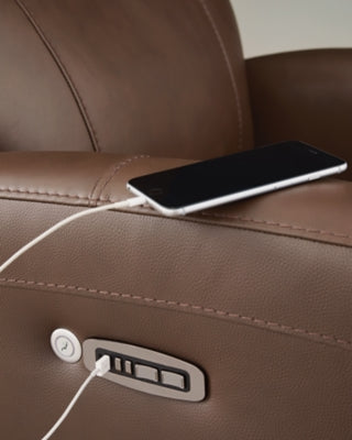 Pincara Power AutoGlide Recliner - Romeo & Juliet Furniture (Warren,MI)