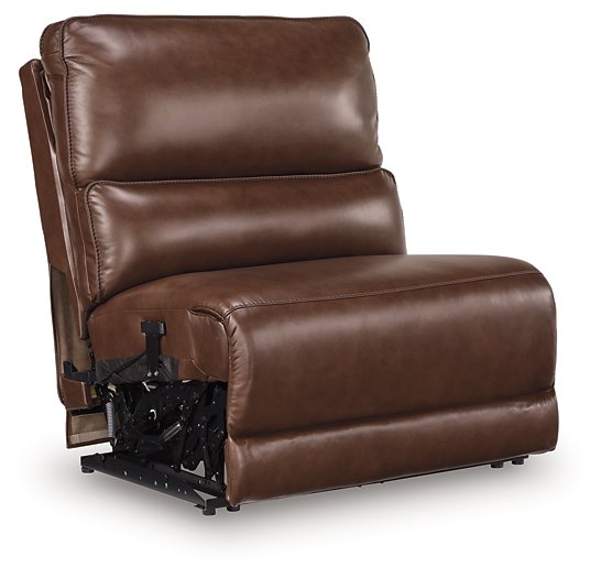 DeepWakes Power Reclining Sectional with Chaise - Romeo & Juliet Furniture (Warren,MI)
