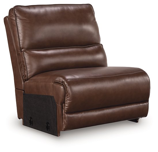 DeepWakes Power Reclining Sectional with Chaise - Romeo & Juliet Furniture (Warren,MI)