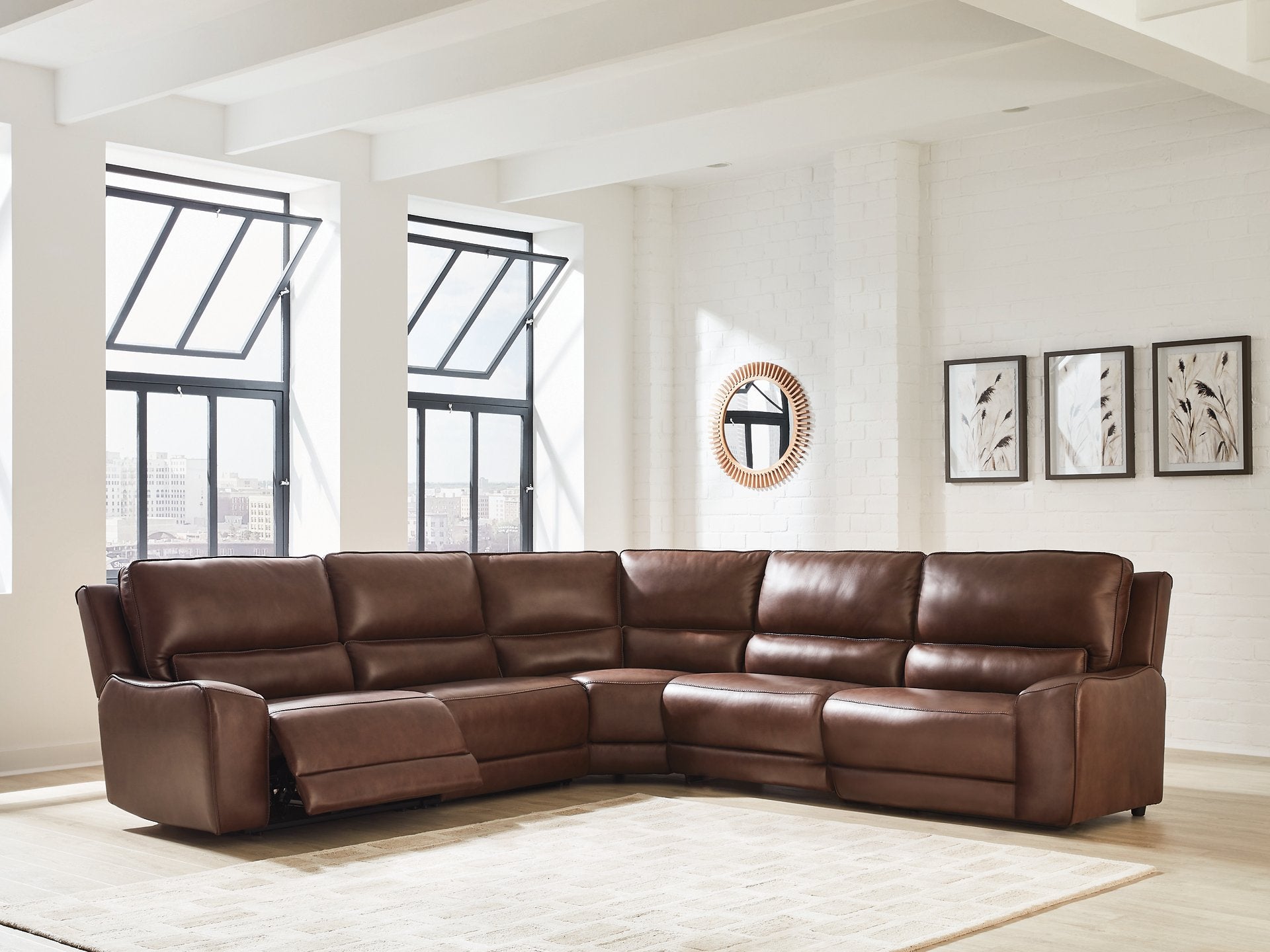 DeepWakes Power Reclining Sectional - Romeo & Juliet Furniture (Warren,MI)