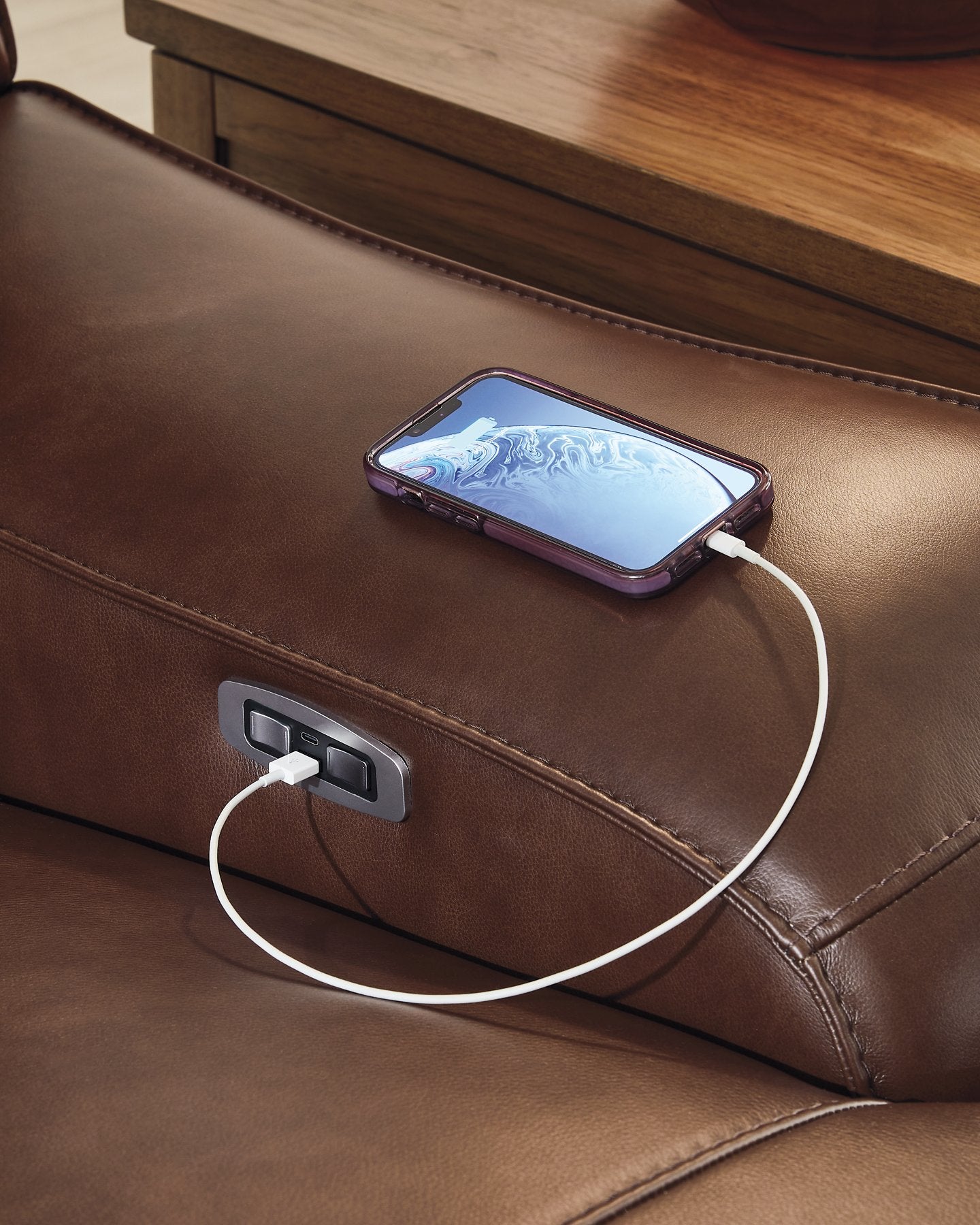 DeepWakes Power Reclining Sectional - Romeo & Juliet Furniture (Warren,MI)