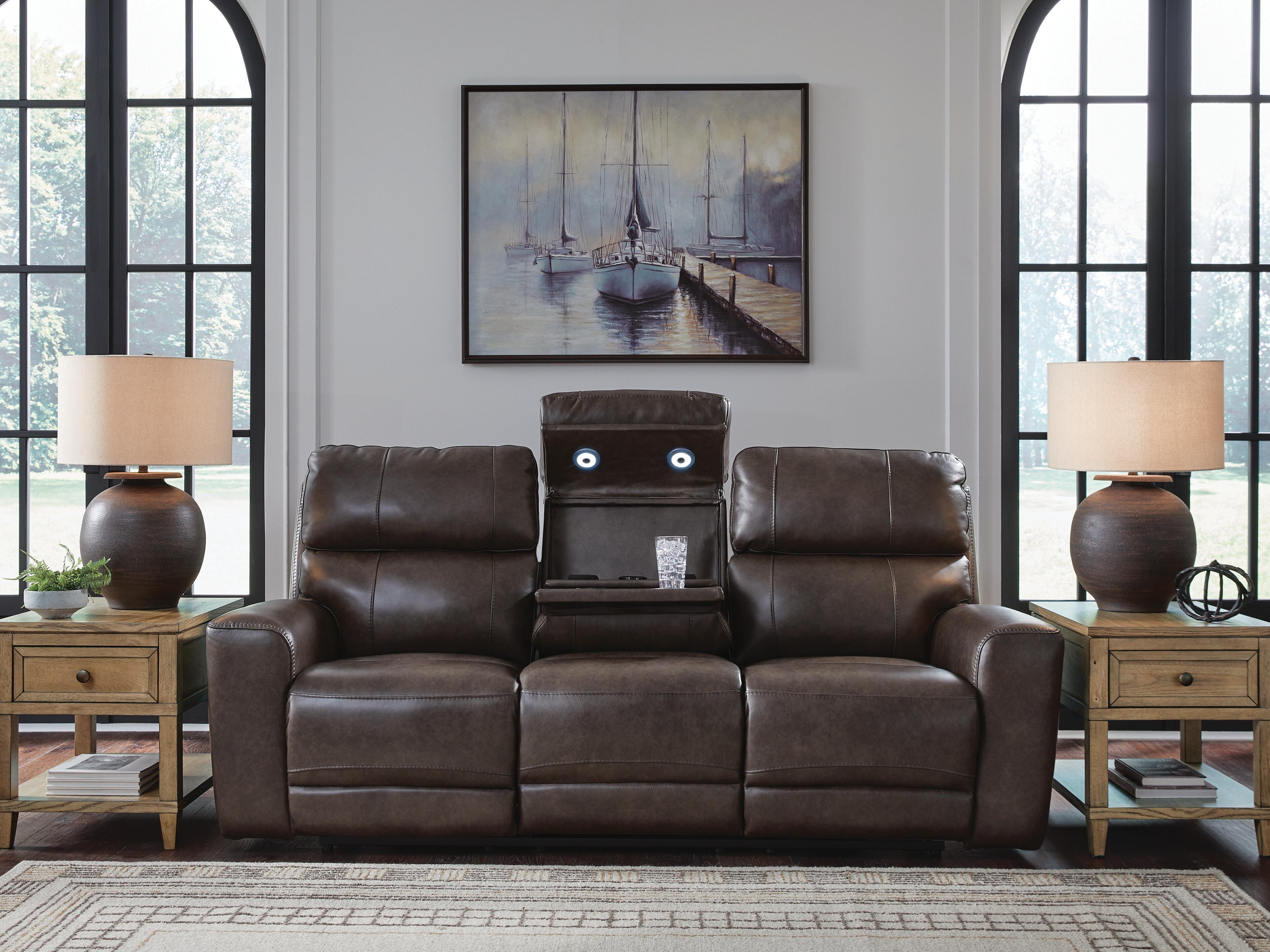 Crossplex Power Reclining Sofa - Romeo & Juliet Furniture (Warren,MI)
