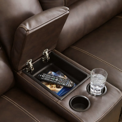 Dunleith Power Reclining Sectional - Romeo & Juliet Furniture (Warren,MI)