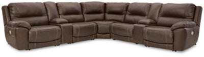 Dunleith Power Reclining Sectional - Romeo & Juliet Furniture (Warren,MI)