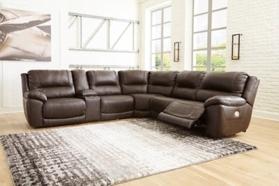 Dunleith Power Reclining Sectional - Romeo & Juliet Furniture (Warren,MI)
