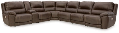 Dunleith Power Reclining Sectional - Romeo & Juliet Furniture (Warren,MI)
