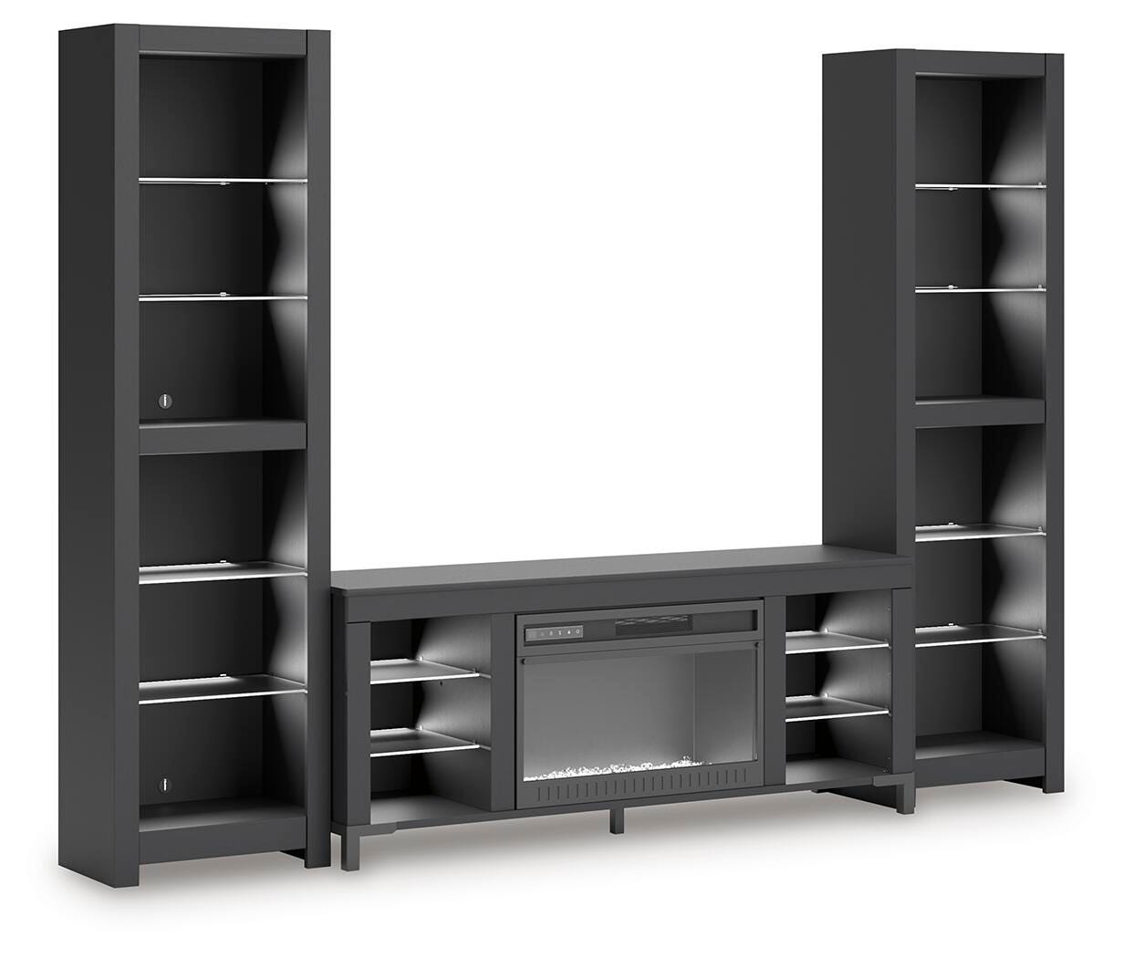 Cayberry Entertainment Center with Electric Fireplace