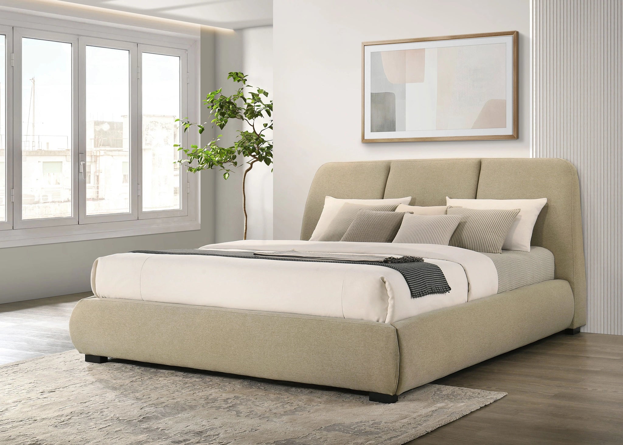 Mokena Panel Platform Bed