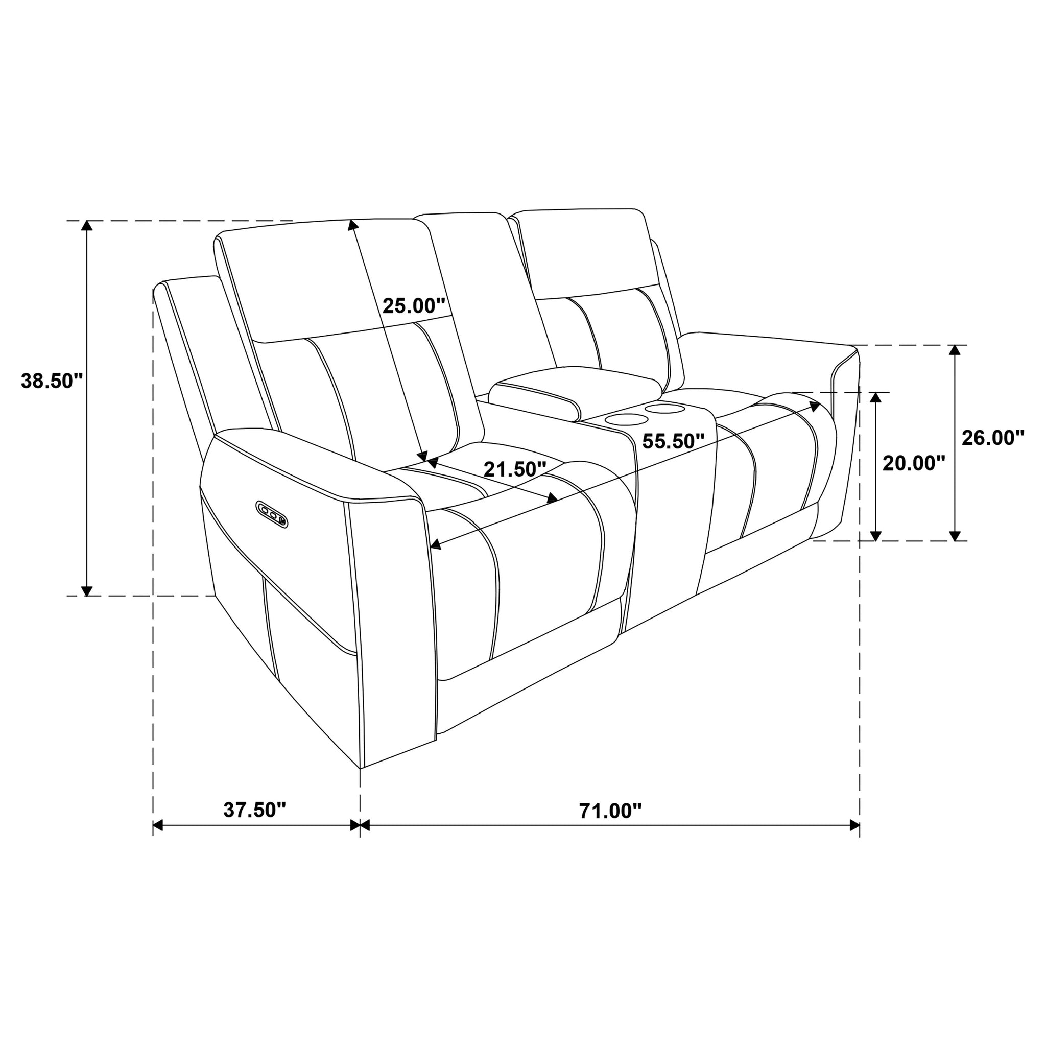Kennett Power Reclining Sofa Set