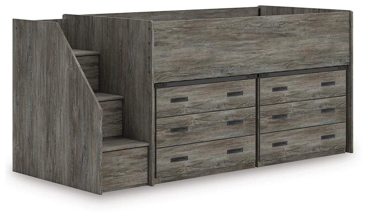 Frandern Loft Bed with Drawer Storage